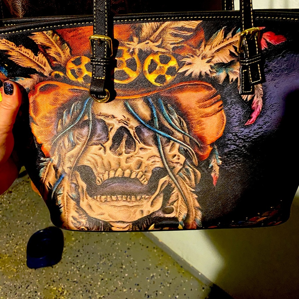 Skull tote